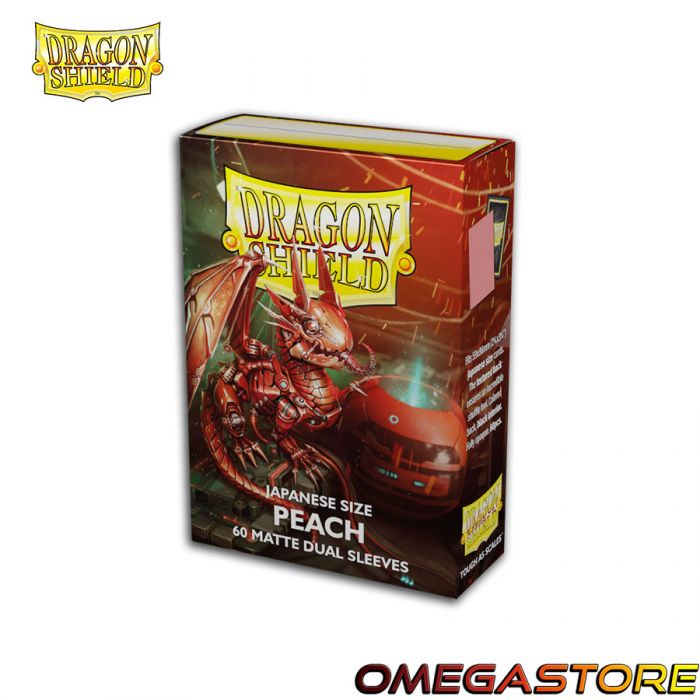 Peach Matte Dual - Small - protège carte Dragon Shield